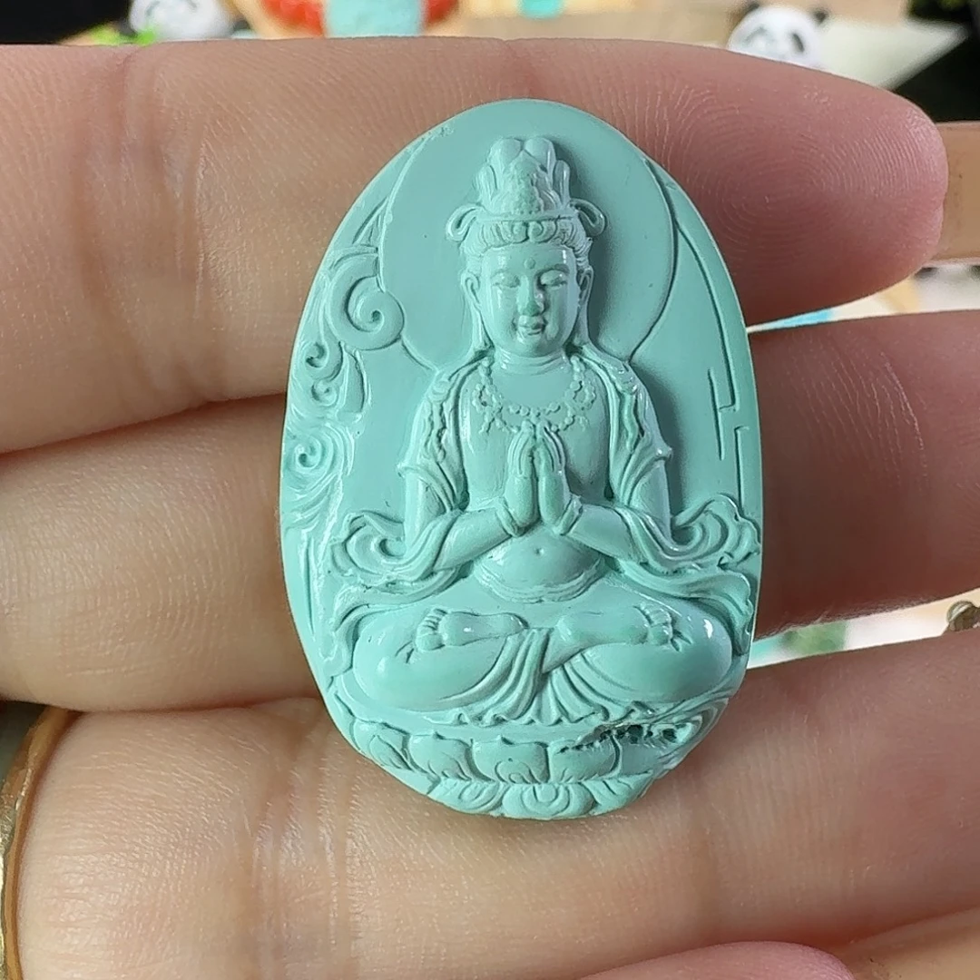 绿松石未镶嵌颈饰