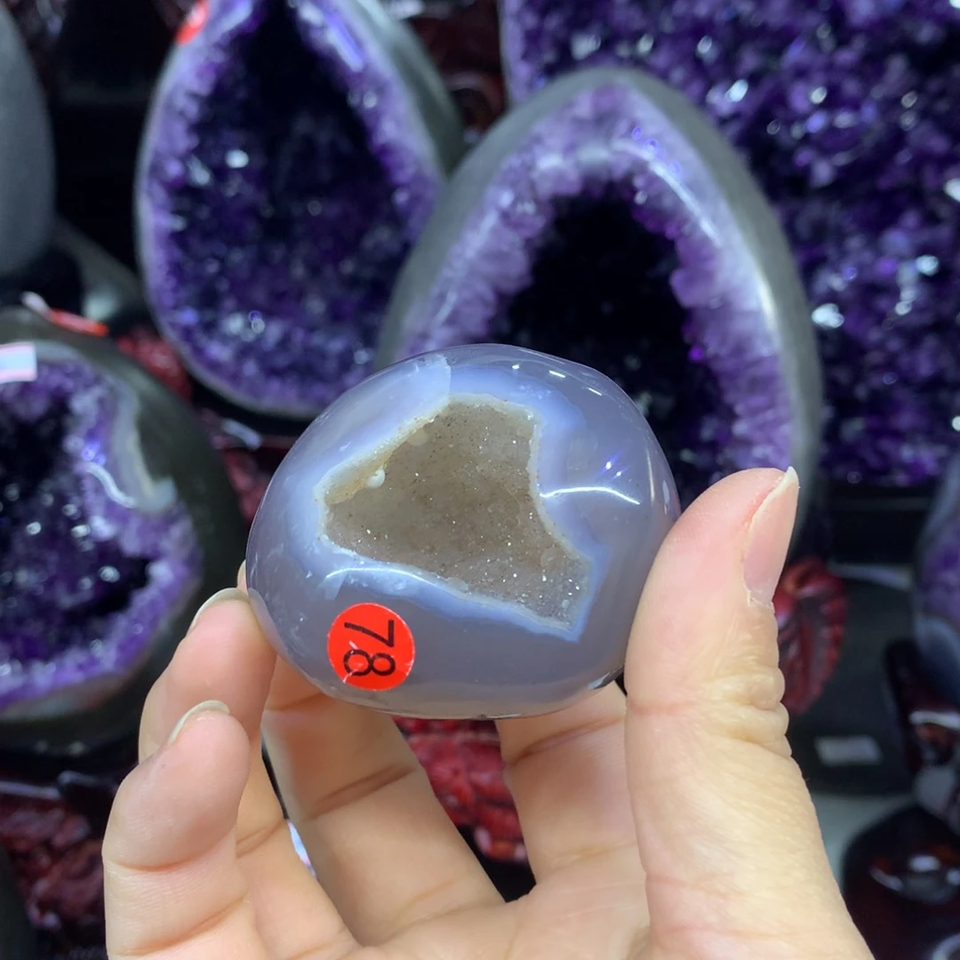 紫晶摆件未镶嵌莹