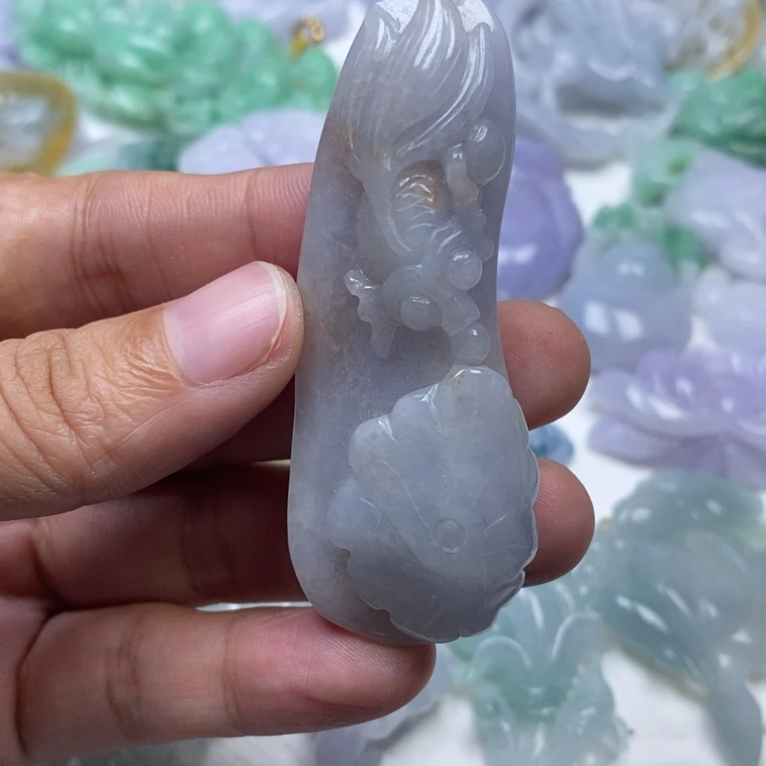 颈饰未镶嵌翡翠雨*翡翠