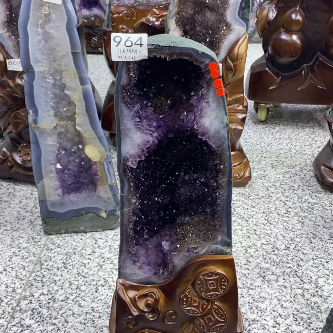 未镶嵌珠宝半成品紫晶964