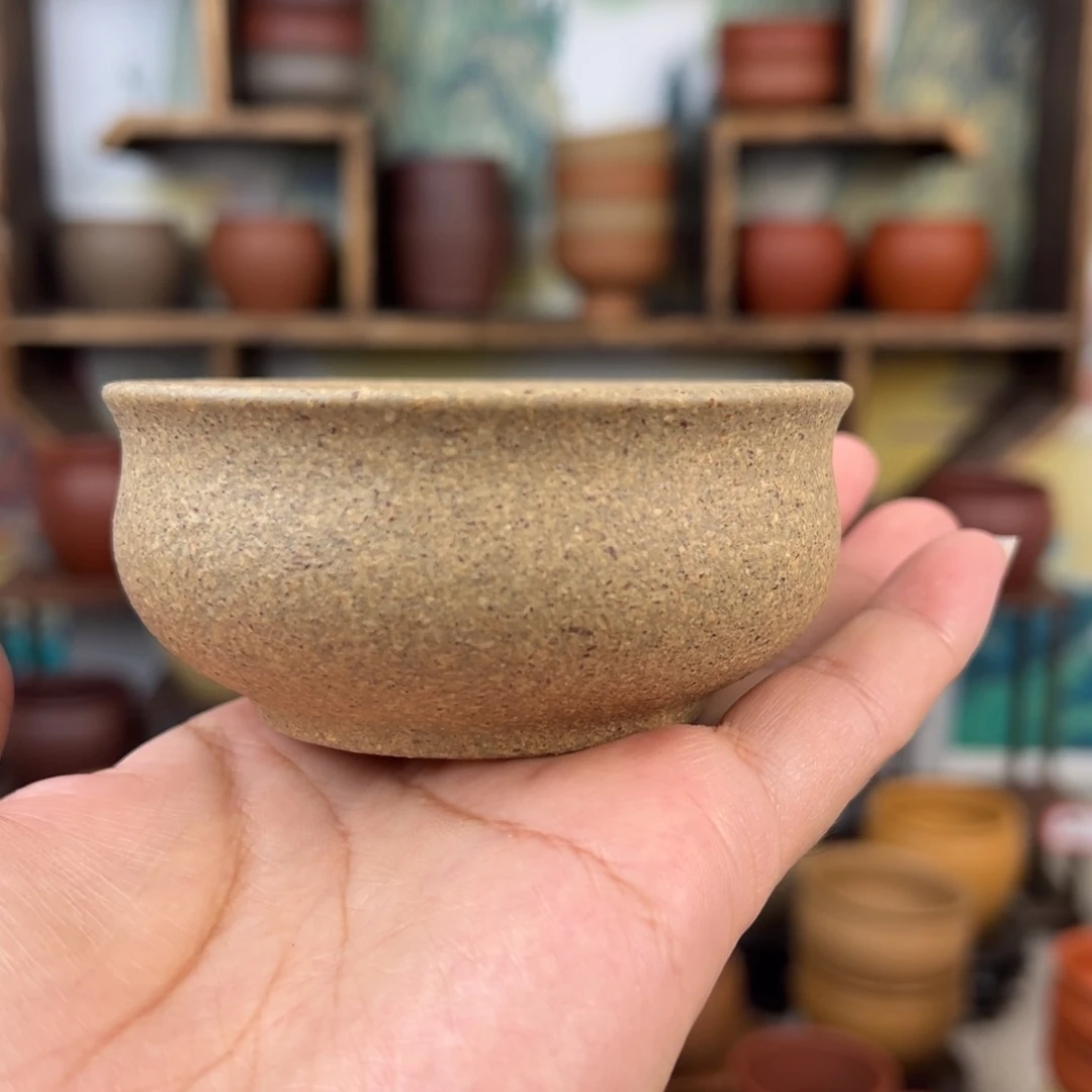 茶杯紫砂拙器甄选，纯原本矿。