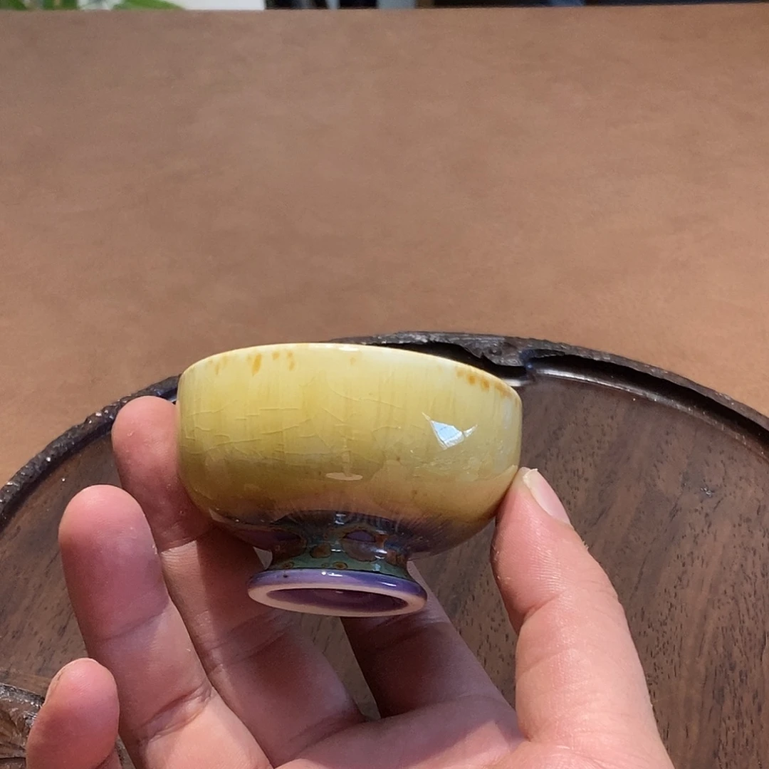 非常漂亮一款手工窑变杯