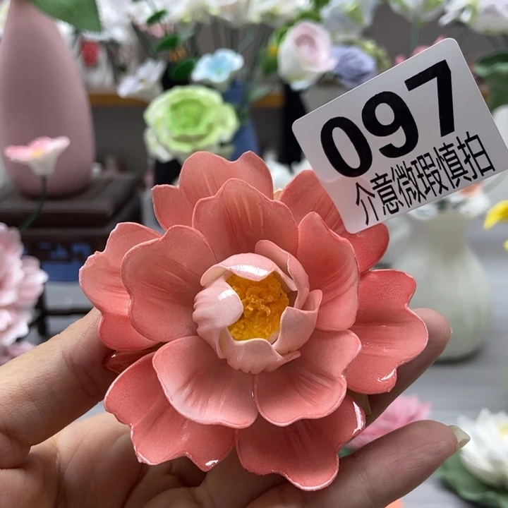 陶瓷手工制作陶瓷花