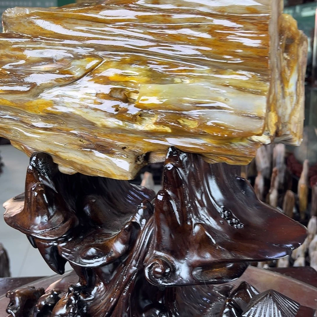 硅化玉未镶嵌珠宝奇石