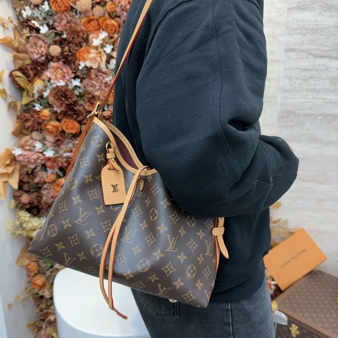 95新 LouisVuitton/路易威登 【冰】小号carryall斜挎包