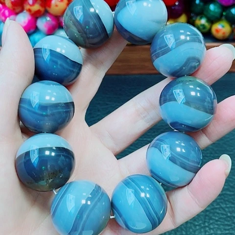玛瑙未镶嵌手饰波斯湾孔雀