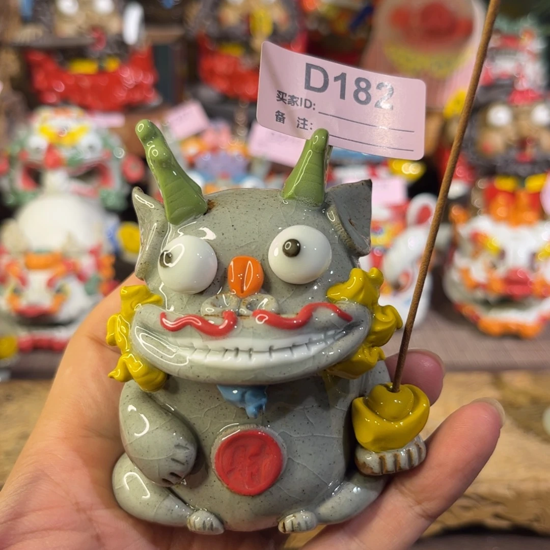 泥塑纯手工茶宠摆件