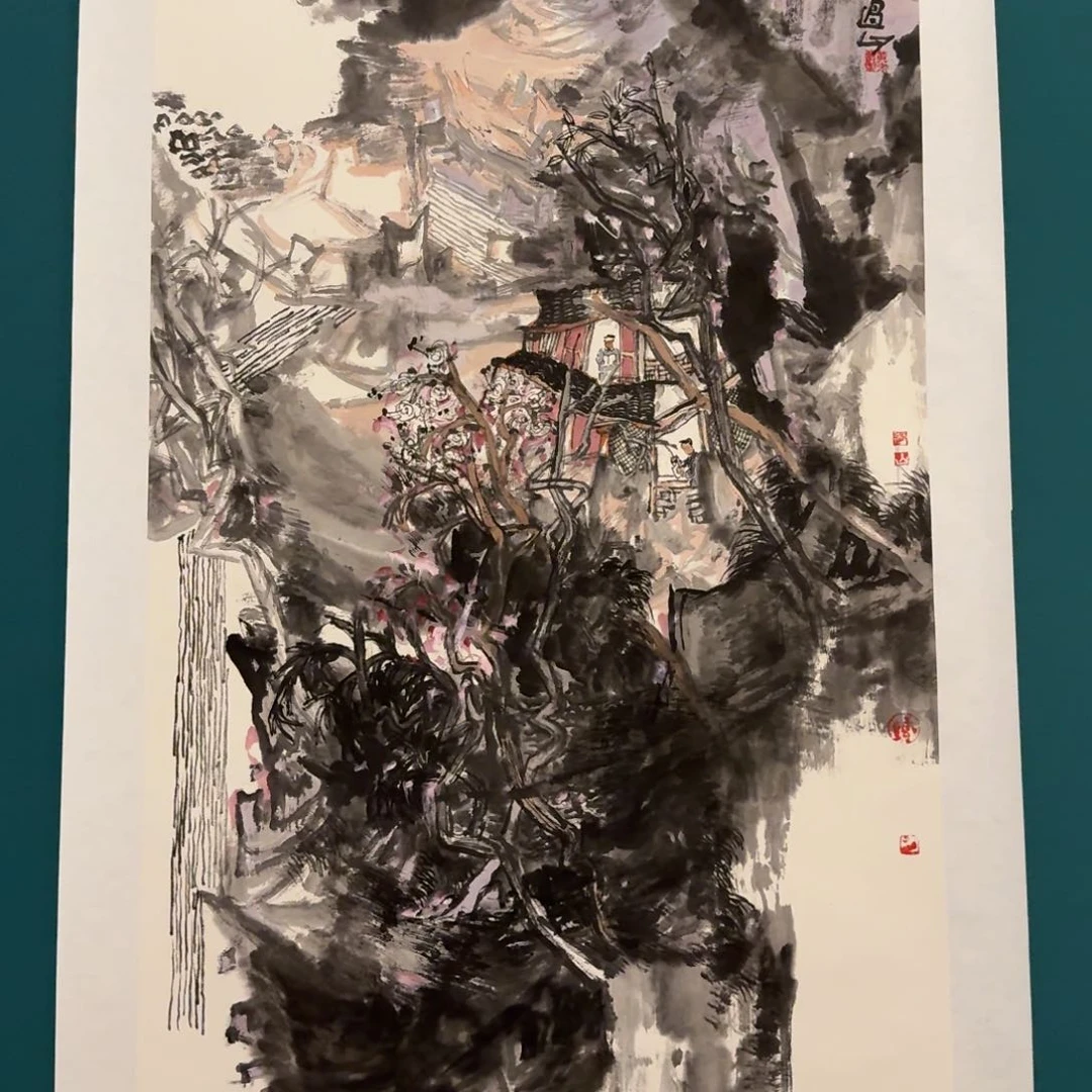 国画国画作品一幅作品