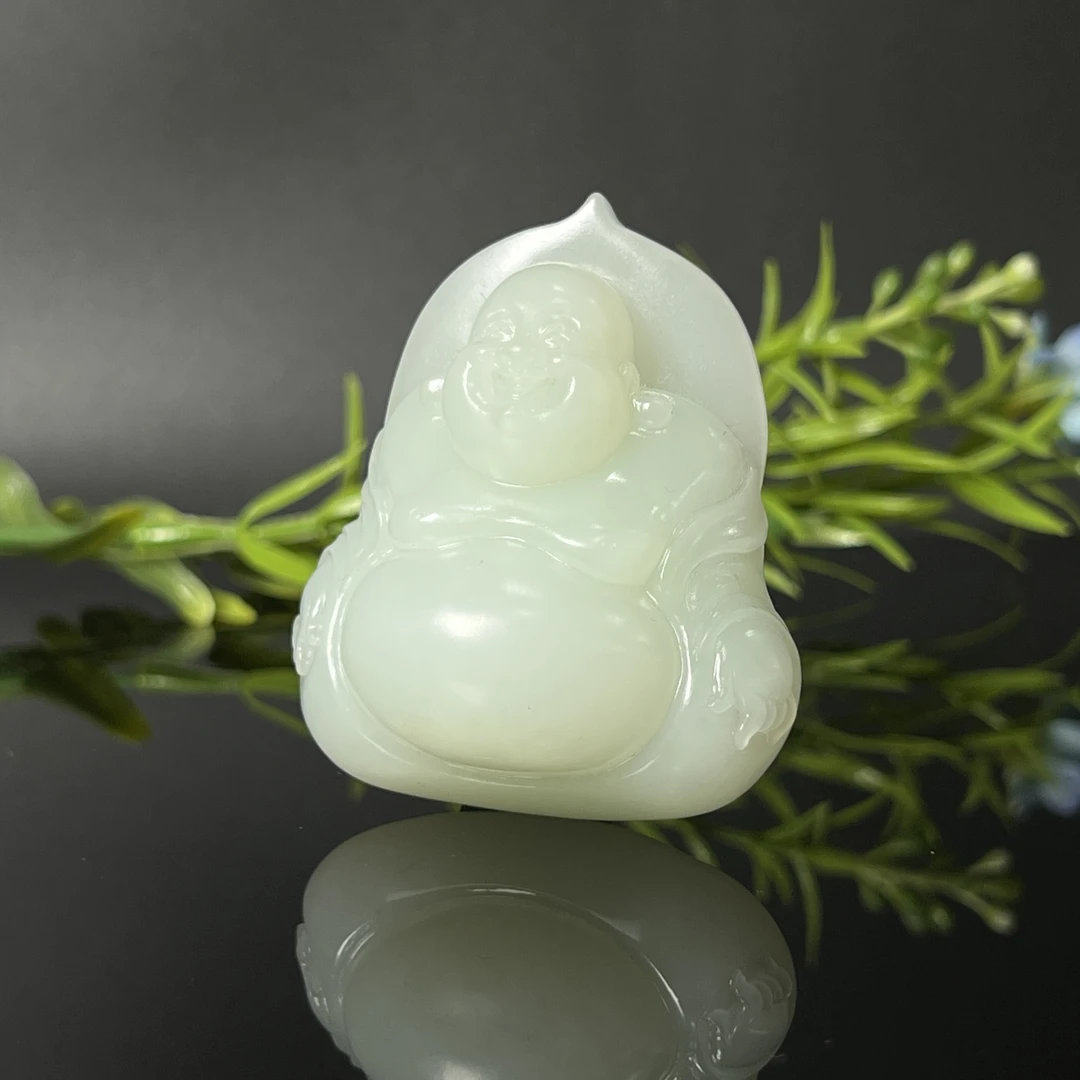 1223GC6615和田玉把件