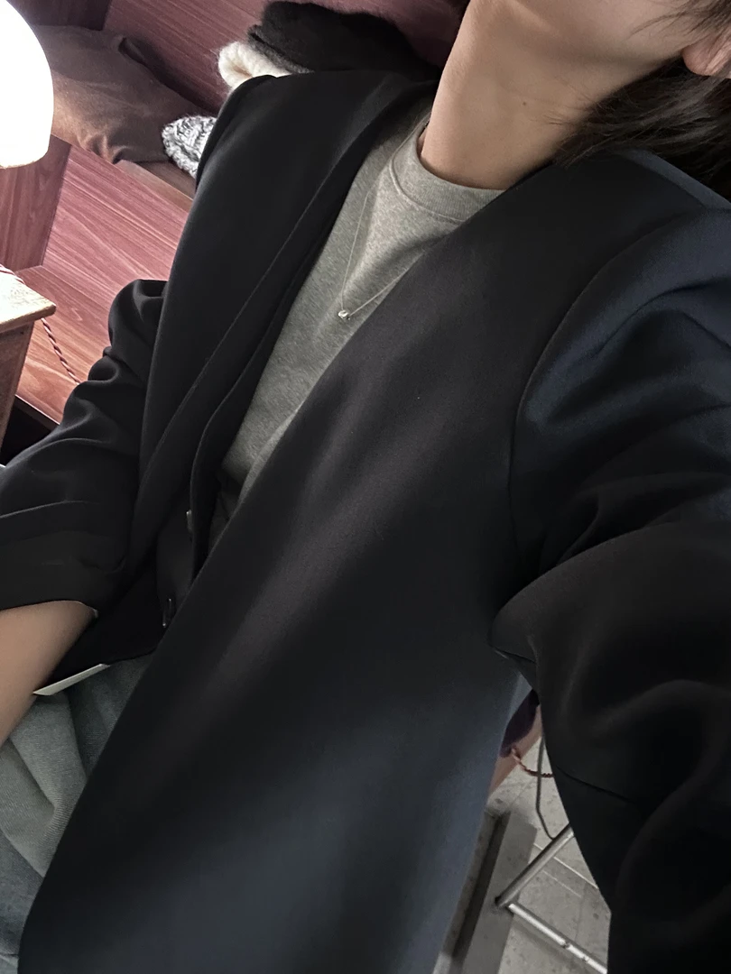 韩国SUNDER假两件搭西装（no退no换）