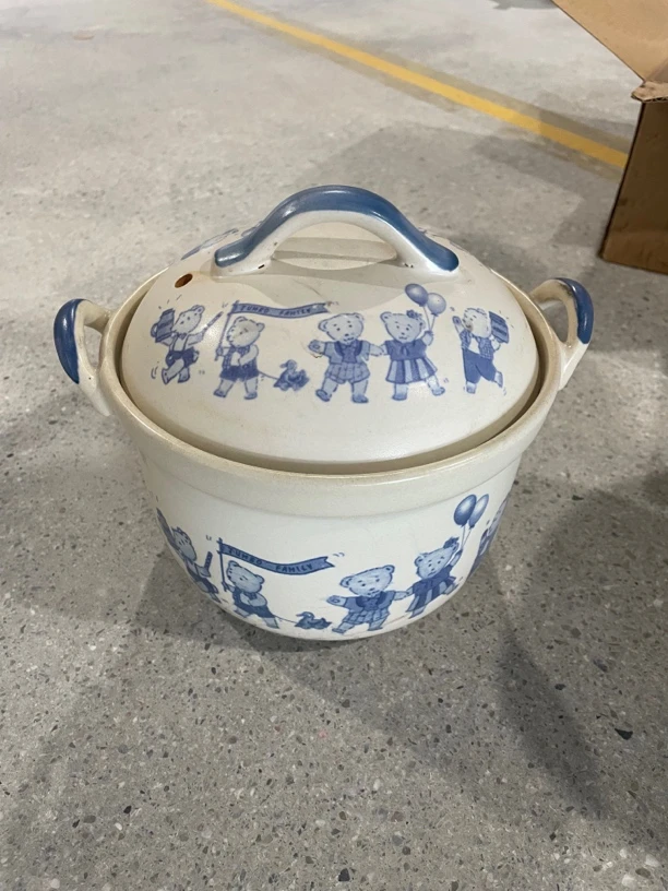 景德镇珍宝砂锅2013翘耳蓝熊