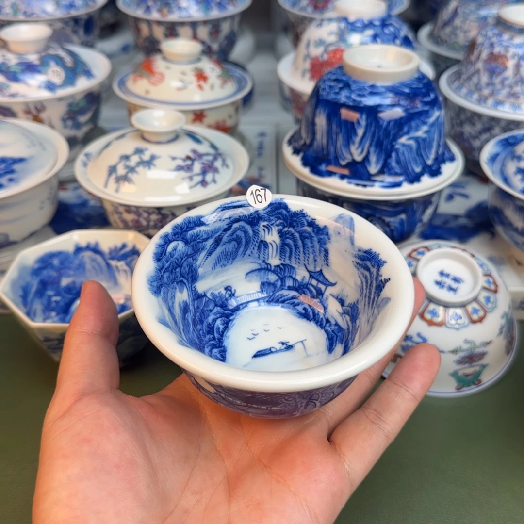 彦祖纯手工手绘茶具167
