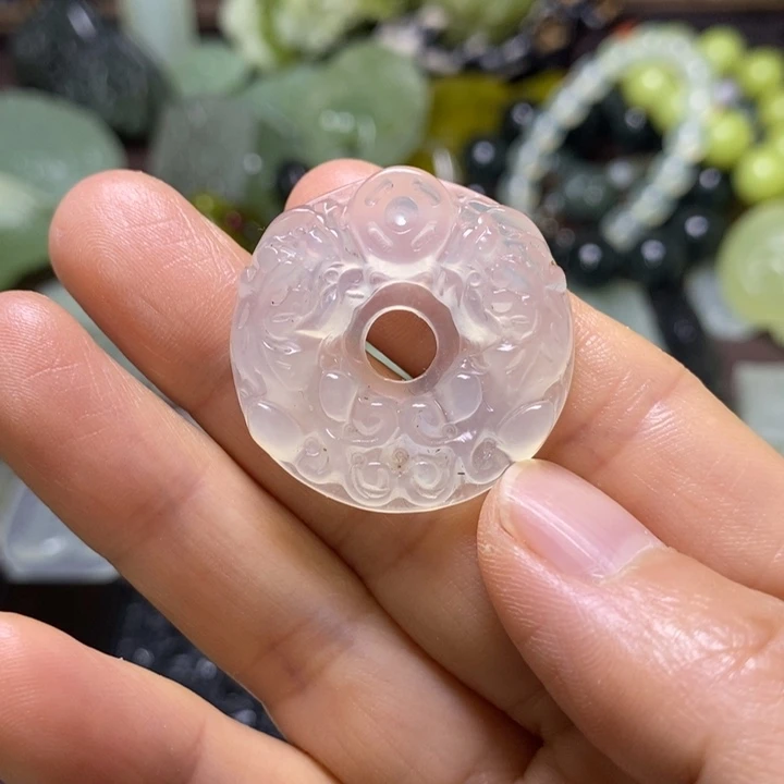 岫玉未镶嵌岫玉挂件