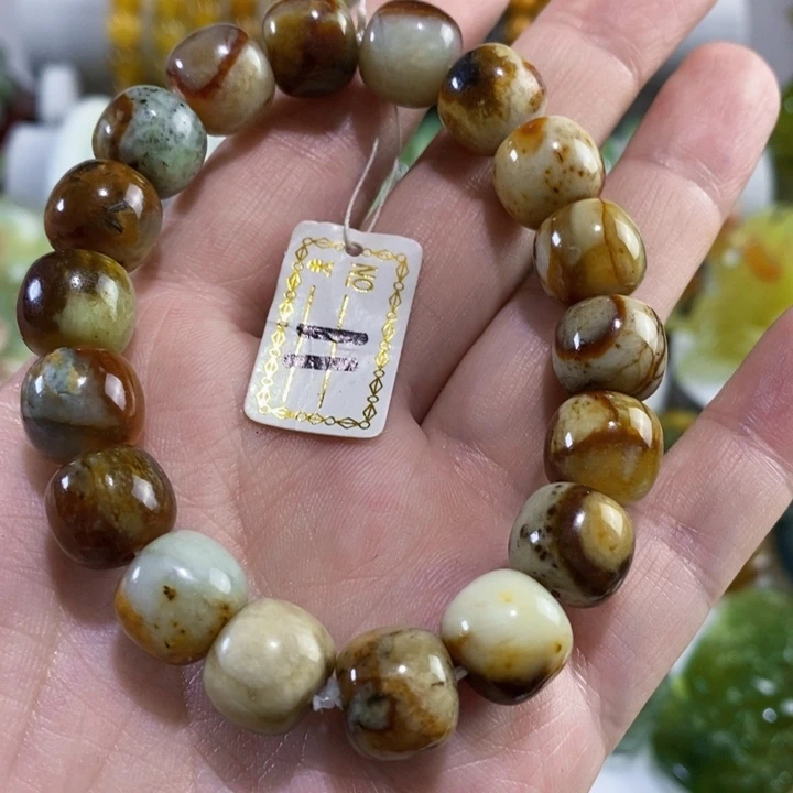 未镶嵌岫玉手串手链