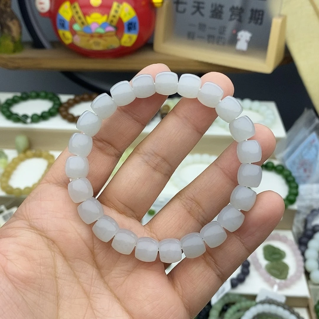 和田玉手链未镶嵌
