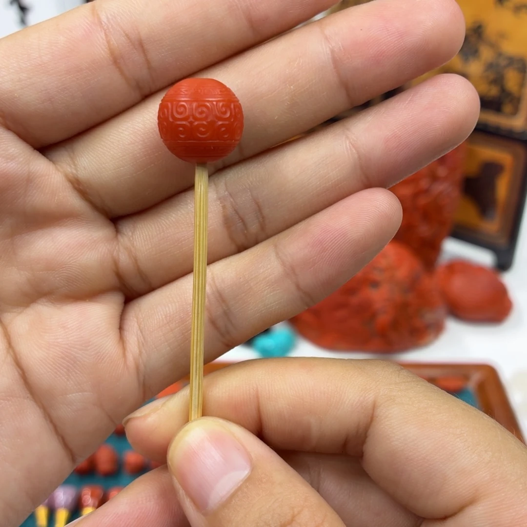 南红玛瑙未镶嵌配饰13.3mm