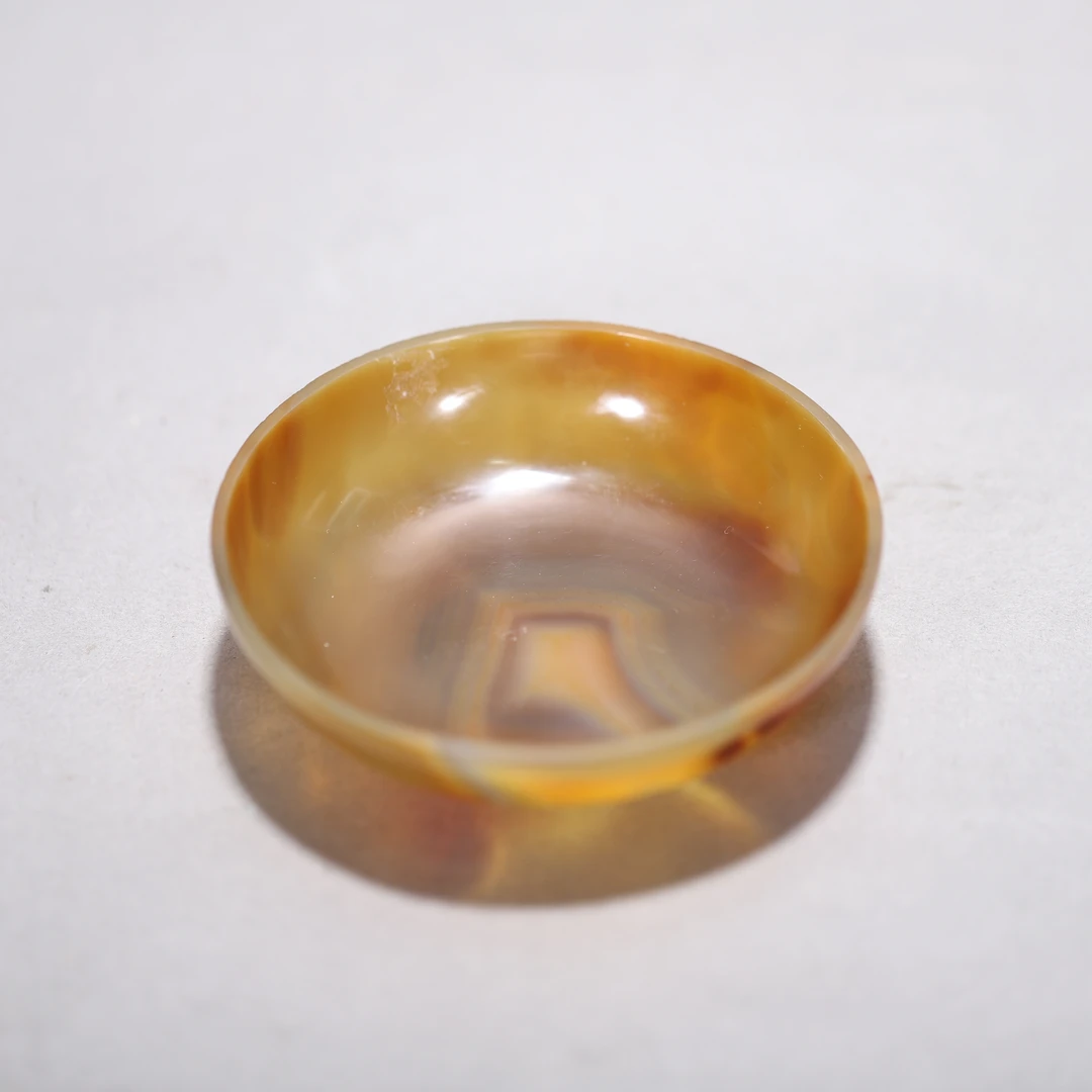 lot45 DY4545 清代 玛瑙笔洗