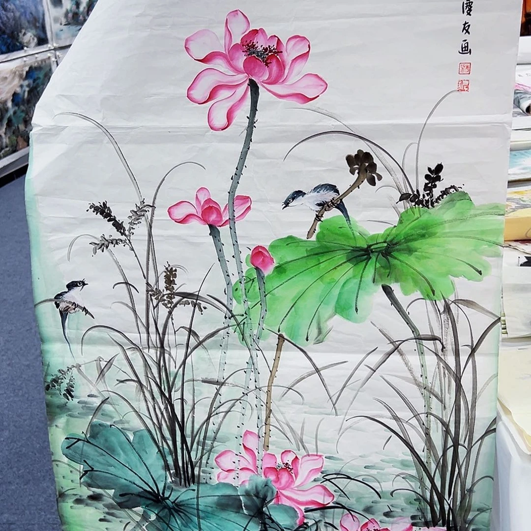 国画事事顺心如意万事如意