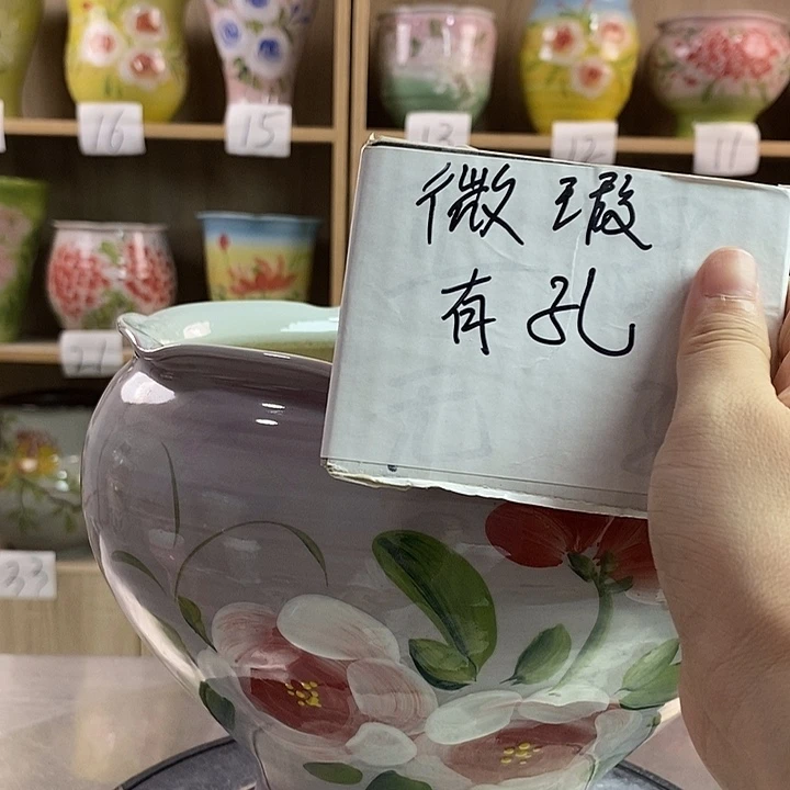 瓷片12xc景德镇陶瓷花盆