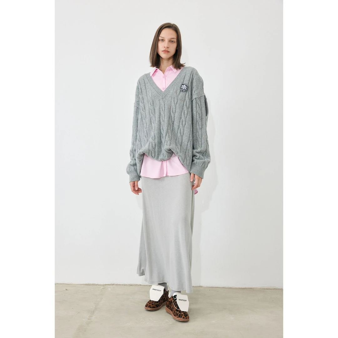 ANNAMOOER · 设计师品牌纯色套头毛衣 AM71M01