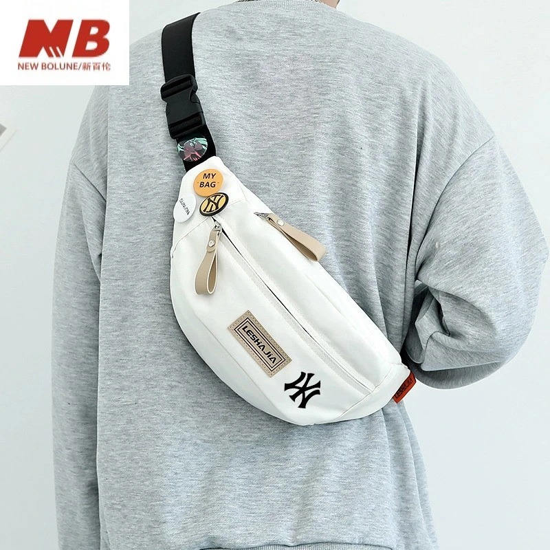 新百伦【夏季爆款】潮牌联名单肩包胸包男士斜挎男款运动休闲2025