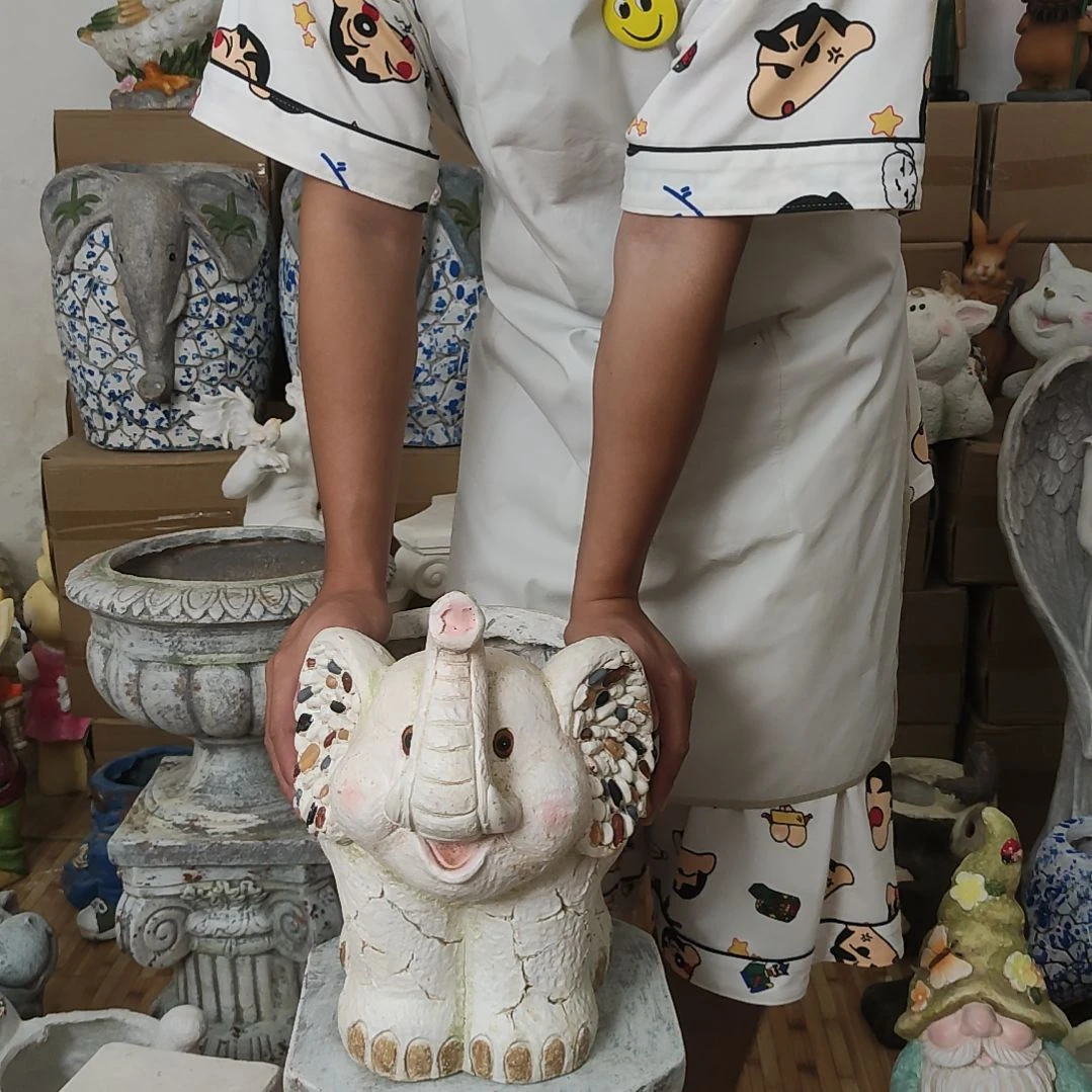 合成树脂大象花盆
