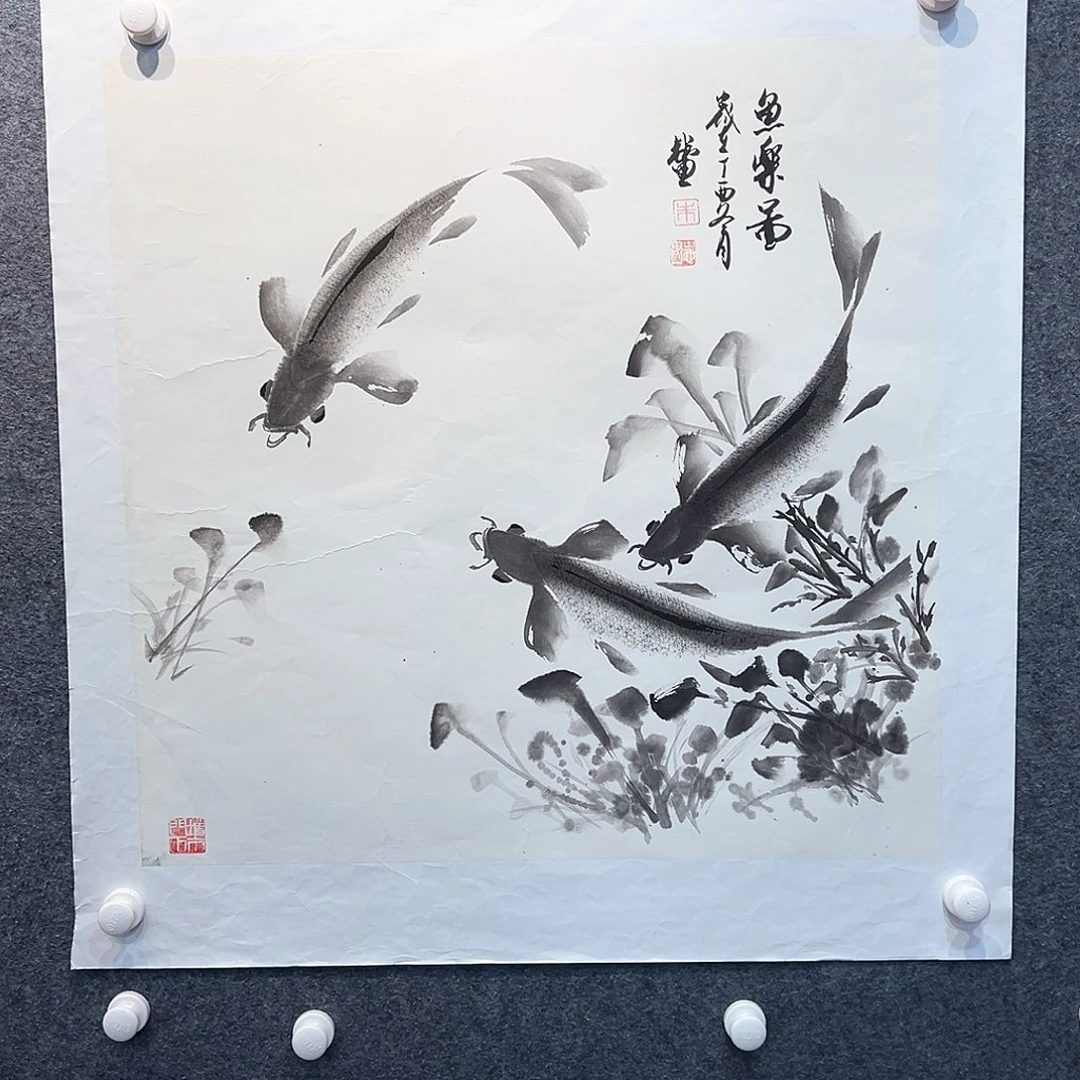 国画纯手绘系列画心