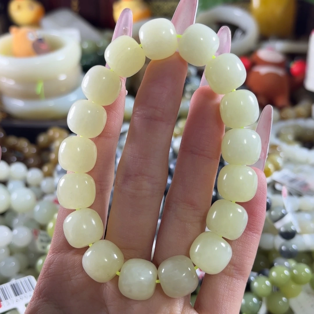 和田玉未镶嵌手链129