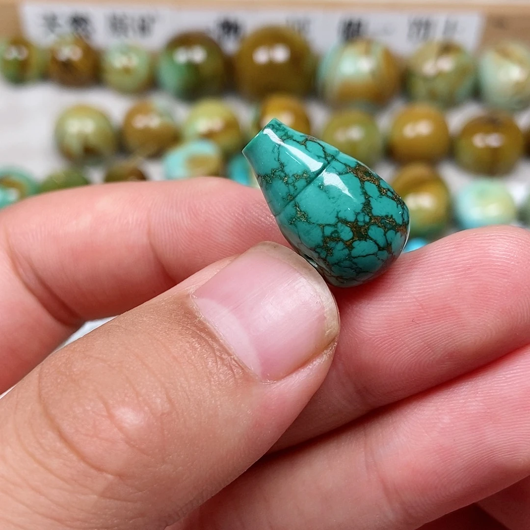 未镶嵌绿松石珠宝半成品