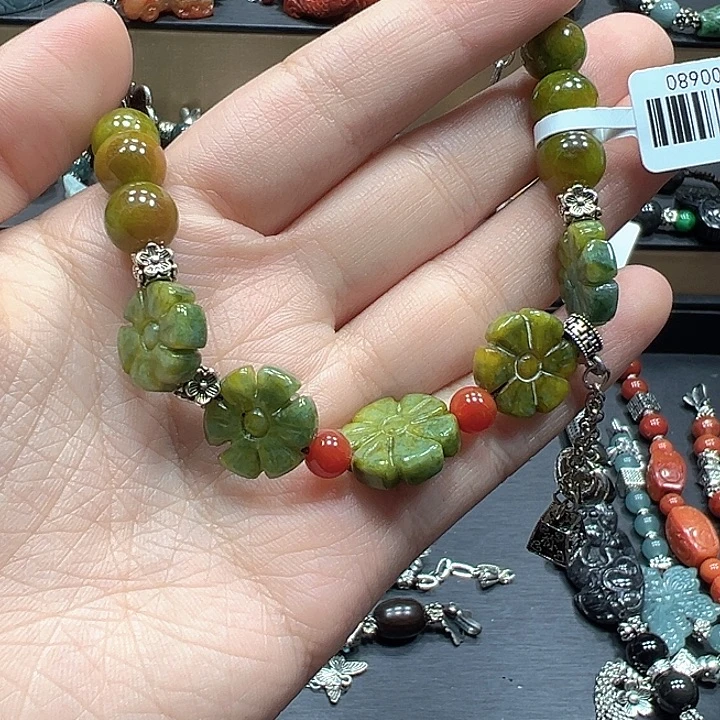 A***I翡翠未镶嵌手链手链