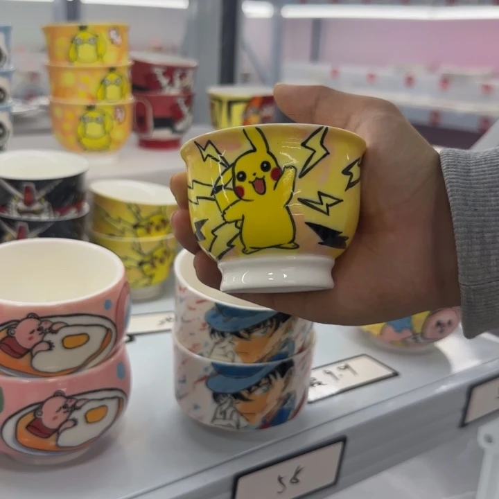 高温釉下彩纯手工手绘陶瓷