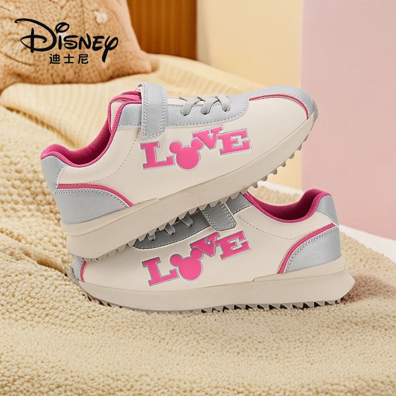 Disney/迪士尼童鞋 2025春女童鞋子休闲童鞋儿童阿甘鞋软底休闲鞋