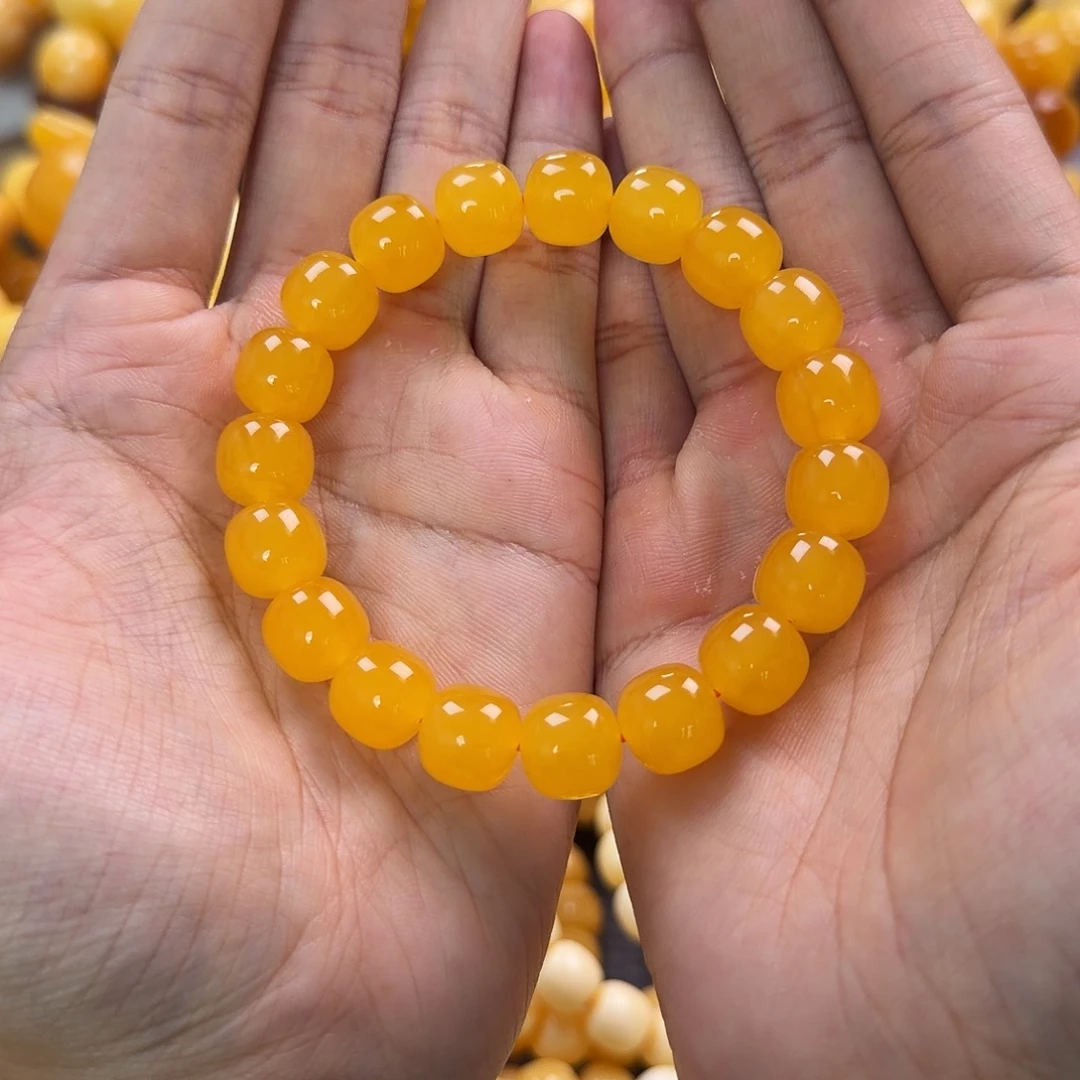 琥珀未镶嵌珠宝奇石12mm同料