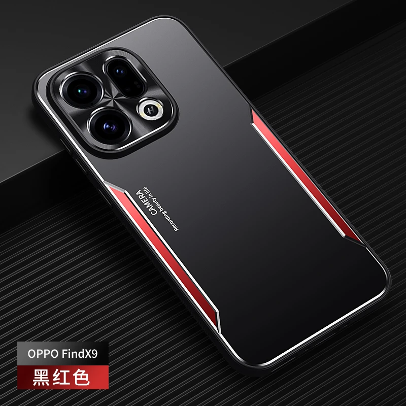 适用OPPOfindX9手机壳新款findX9Pro金属磨砂保护套男女防摔商务