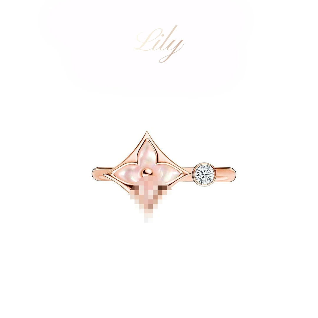 铜合金仿珍珠戒指 老花戒指