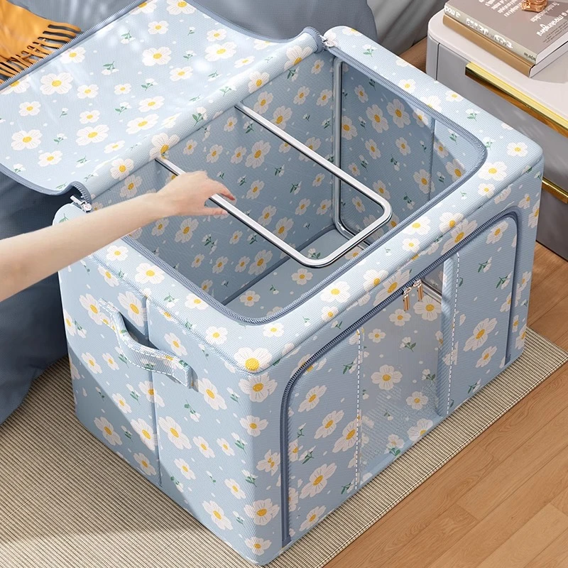 衣服收纳箱家用衣柜衣物整理盒可折叠布艺大容量牛津布储物箱神器