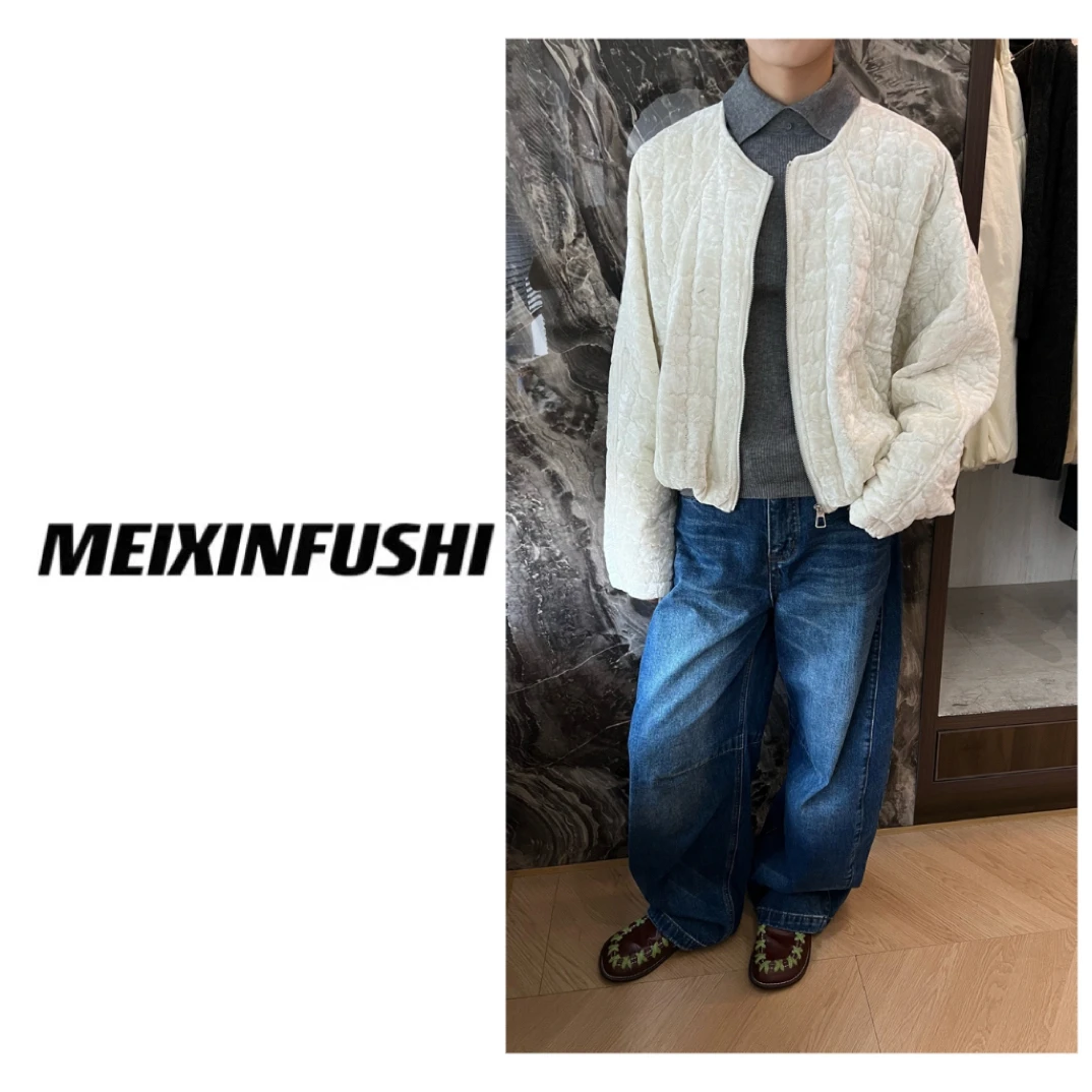 【Mei Xin】欧货牛奶丝绒拉链外套/8053/D