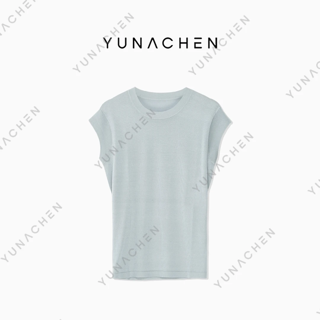 【茹意】F13夏季时尚休闲轻奢气质舒适百搭款T恤685-ZY8033