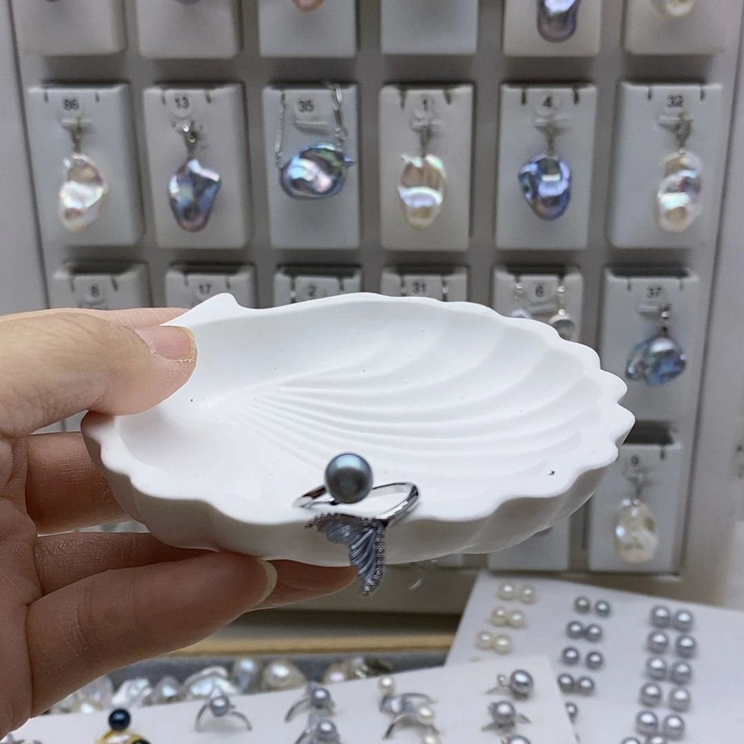 颈饰合金淡水珍珠