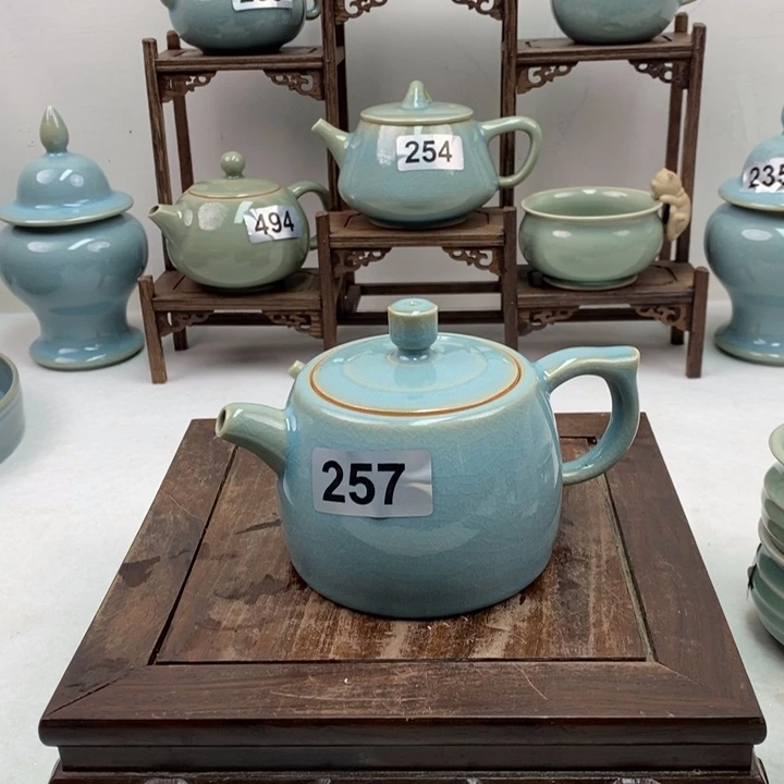 壶追*原矿釉原产地汝瓷精品