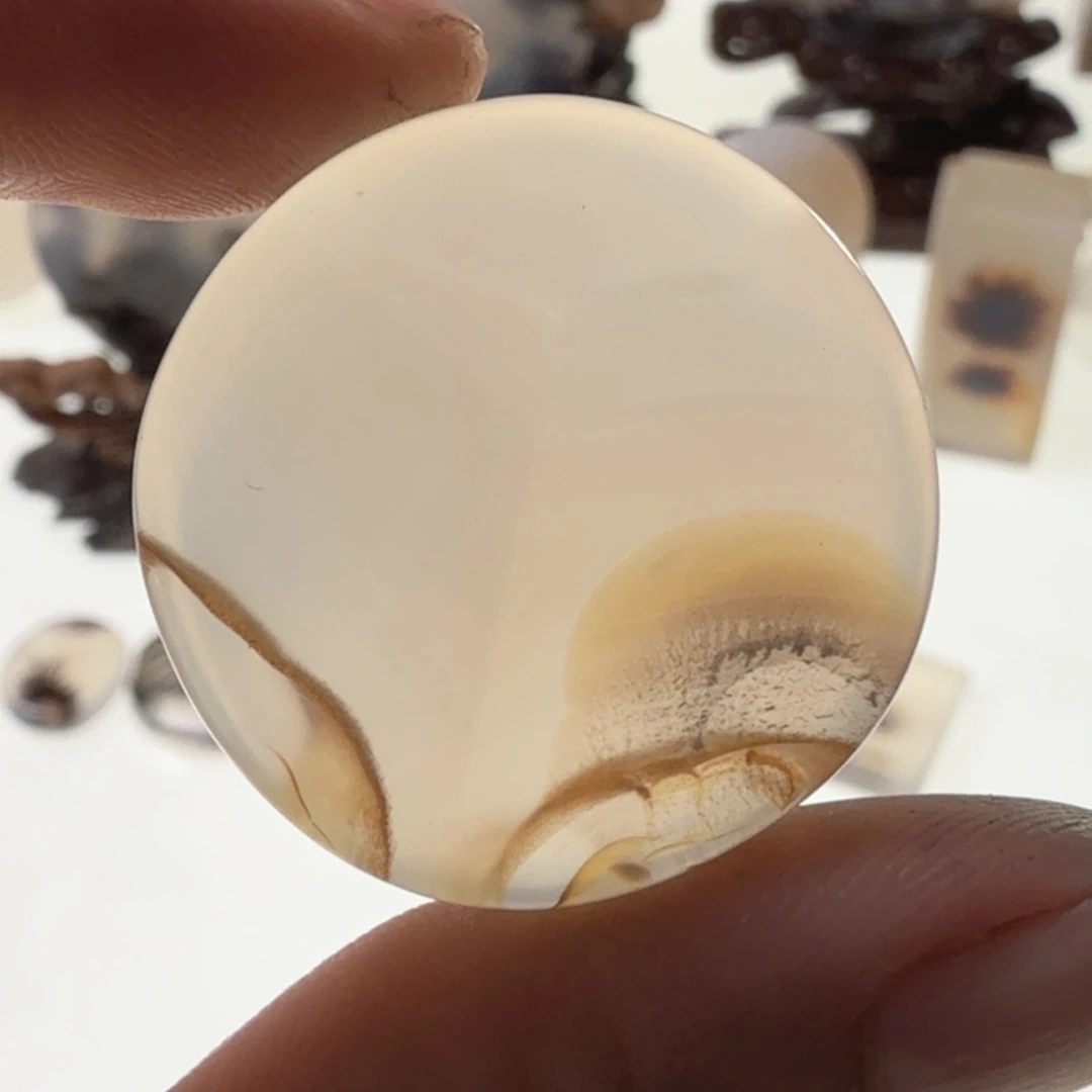 未镶嵌玛瑙/玉髓珠宝半成品