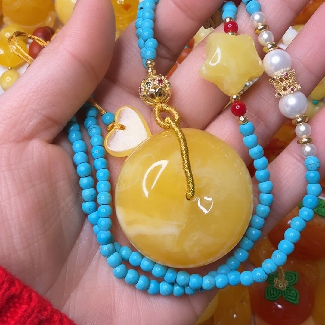 Y***辣非金属平安扣扣子