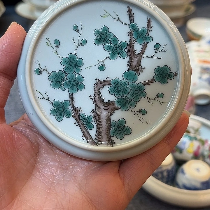 手绘茶杯盖碗陶瓷