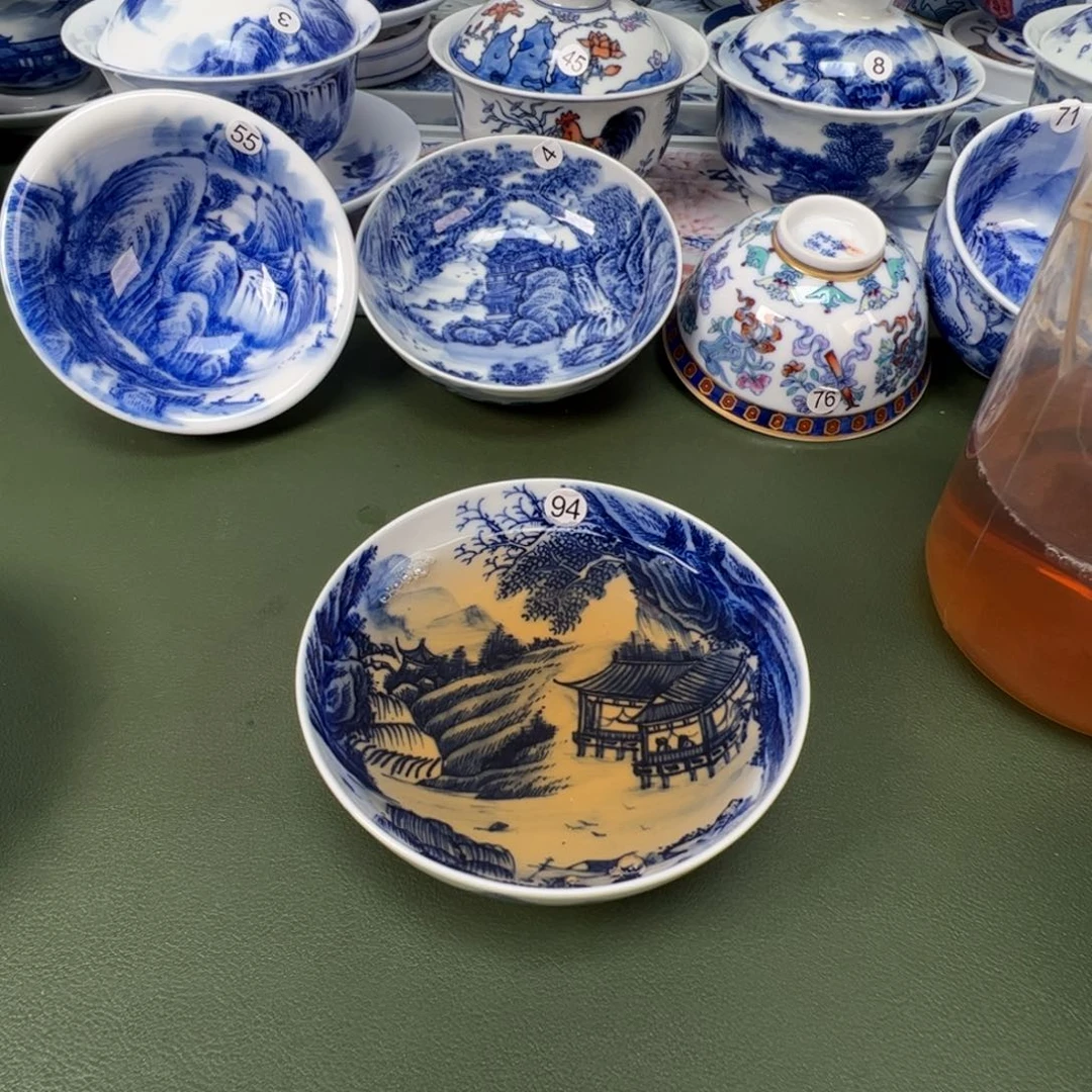 景德镇纯手工纯手绘茶具木木94