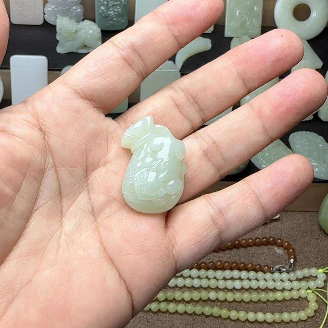 【闪购商品】和田玉（青玉）未镶嵌颈饰