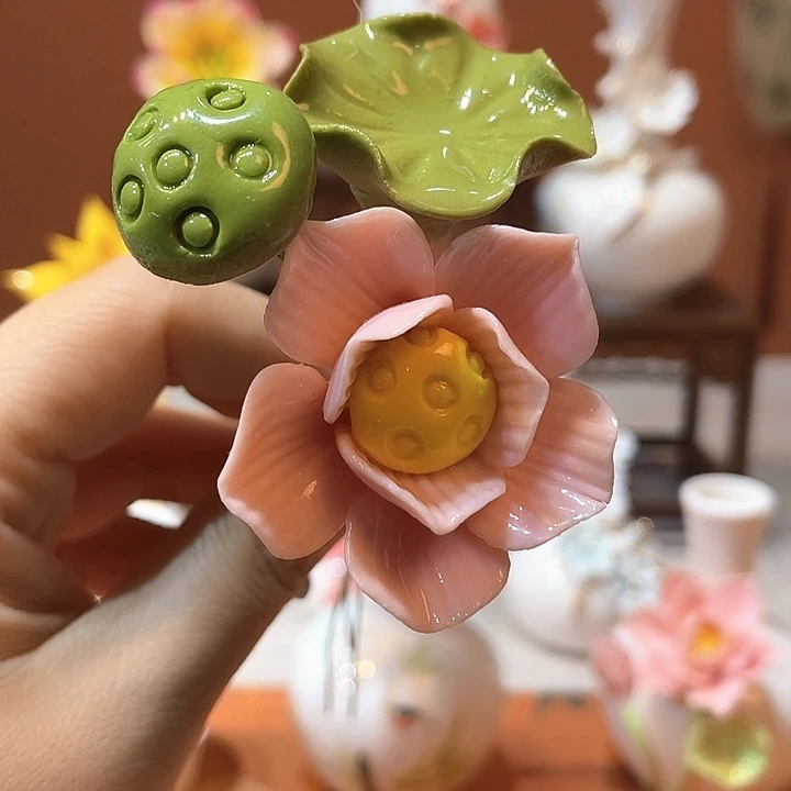 摆件手工陶瓷精致摆件