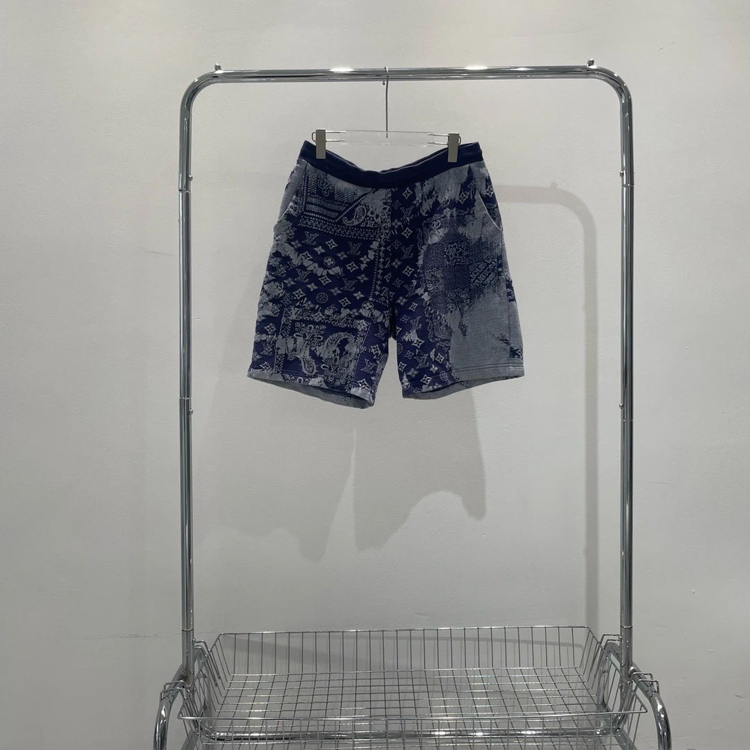 99新 LouisVuitton/路易威登 腰果花满印针织短裤 yy01065 尺码l