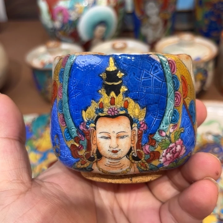 手工制作四臂观音