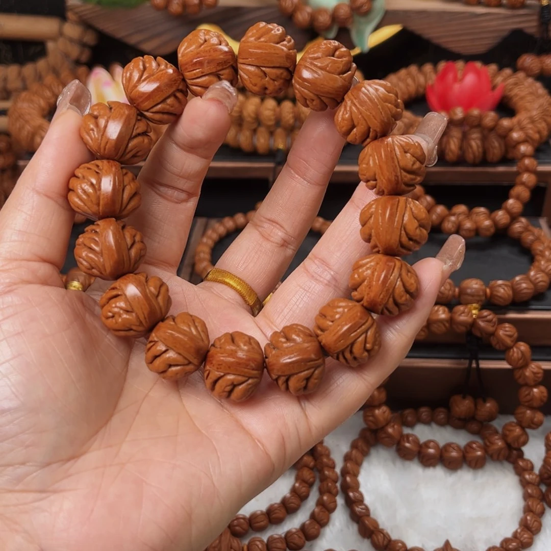 桃核手串20精品大哥串豹子头