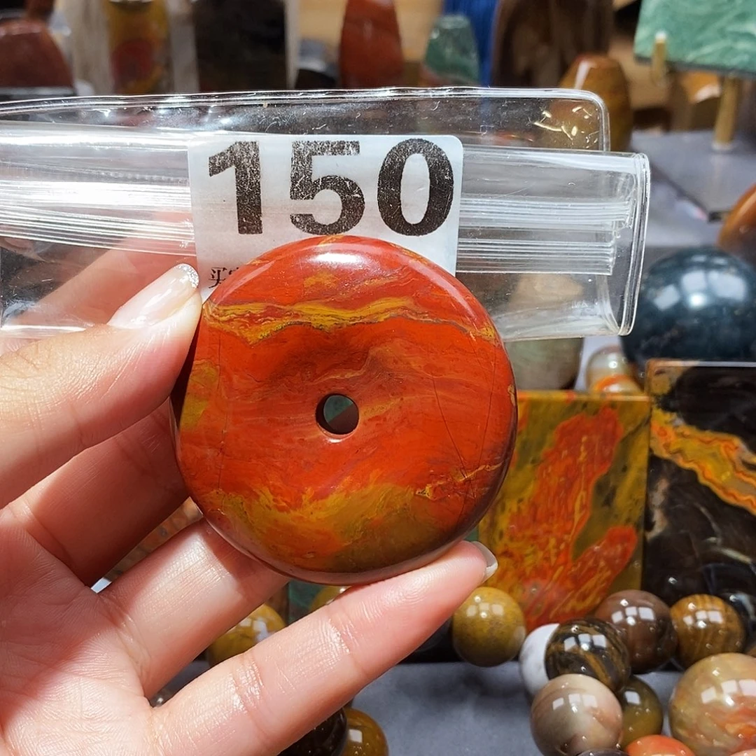 硅化玉天然北票硅化玉吊坠未镶嵌